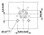 Встраиваемые разъемы-SACC-CI-M12MSK-4PE-L180 THR R