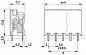 Клеммные блоки для печатного монтажа-SPT-THR 1,5/ 8-V-3,81 P26