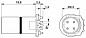 Встраиваемый соединитель для шинной системы-SACC-CI-M12MSD-4CON-SH TOR 32