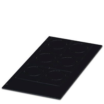 Пластиковая табличка с отверстием-EMLP 32 (38X14) BK