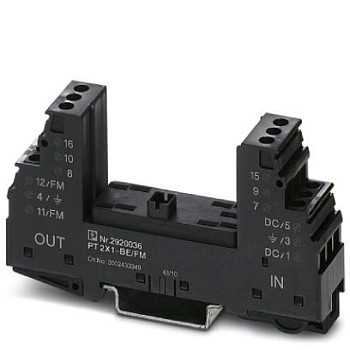 Базовый элемент для защиты от перенапряжений-PT 2X1-BE/FM