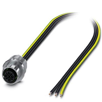 Встраиваемые разъемы-SACC-E-M12FSS-3P-M16/0,5 PE