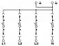 Молниеотвод / разрядник для защиты от импульсных перенапряжений типа 1/2-VAL-MS-T1/T2 335/12.5/4+0