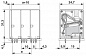 Клеммные блоки для печатного монтажа-SPT 16/ 8-V-10,0-ZB