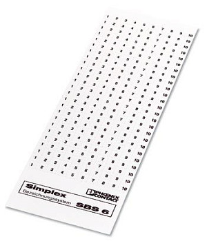 Маркировочный лист-SBS 6 CUS