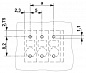 Клеммные блоки для печатного монтажа-SPT 2,5/ 2-V-5,0-EX