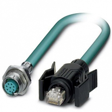 Сетевой кабель-VS-M12FSBP-IP67/B-94C-LI/2,0