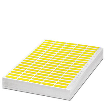 Листы с этикетками для нанесения надписей матричным принтером-BMKD 38X11 YE