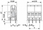 Клеммные блоки для печатного монтажа-MKDS 5N HV/ 5-ZB-6,35