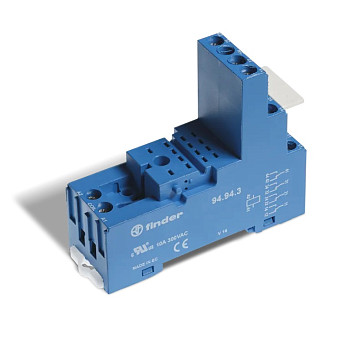 94943SMA Розетка с винтовыми клеммами (с зажимной клетью) для реле 55.32, 55.34, таймера 85.02, 85.04; применяются модули 99.80