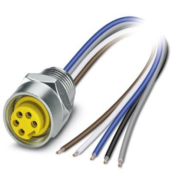 Встраиваемые разъемы-SACC-E-MINF-5CON-NPT12-547/1,0