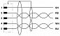 Встраиваемый разъем (вилка) шинной системы-SACCBP-MS-5CON-PG9/0,5-920SCO