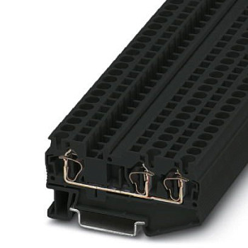 Проходные клеммы-ST 4-TWIN BK