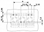 Клеммные блоки для печатного монтажа-MKDS 10 HV/ 8-ZB-10,16