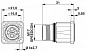 Аппаратн. соединитель, передняя стенка-ST-17S1N8AW400S
