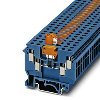Клеммы с ножевыми размыкателями-UDK 4-MTK-P/P BU
