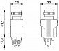 Штекерный соединитель для оптоволоконного кабеля-VS-PPC-C1-SCRJ-POBK-PG9-A3C-C
