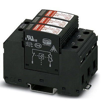 Разрядник для защиты от импульсных перенапряжений, тип 2-VAL-MS 320/3+0