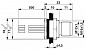 Встраиваемый соединитель для шинной системы-SACC-DSI-M12MSD-4CON-M16/0,5