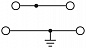 Двухъярусная заземляющая клемма-PTTB 2,5-PE/N