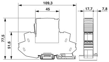 Устройство защиты от перенапряжений-PT-IQ-1X2+F-48DC-PT