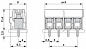 Клеммные блоки для печатного монтажа-PT 1,5/ 2-5,0-H