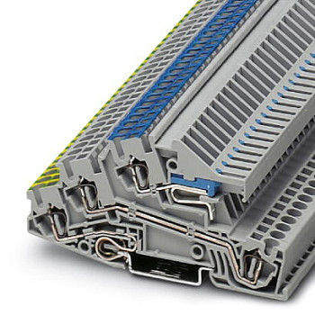 Заземляющие клеммы для выполнения проводки в зданиях-STI 2,5-PE/L/NT