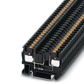 Клеммы для установки предохранителей-PT 4-FSI/F-LED 24