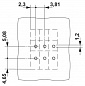 Клеммные блоки для печатного монтажа-ZFKDS 1-W-3,81