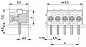 Клеммные блоки для печатного монтажа-PT 1,5/ 2-3,5-V