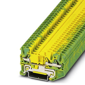 Проходные клеммы-DT 2,5-TWIN-PE