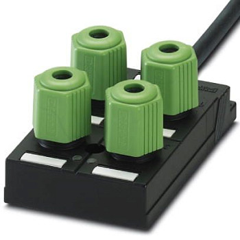 Коробка датчика и исполнительного элемента-SACB-4Q/4P-L-10,0PUR