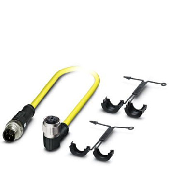 Кабель для датчика / исполнительного элемента-SAC-HZ-4P-MS/0,5-542/FR SCO BK