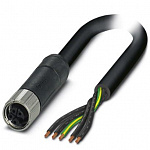 Силовой кабель-SAC-5P-5,0-PUR/M12FSK PE