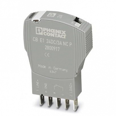 Электронный защитный выключатель-CB E1 24DC/3A NC P
