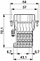 Адаптер клеммного модуля-HC-B 10-A-DT-PER-F