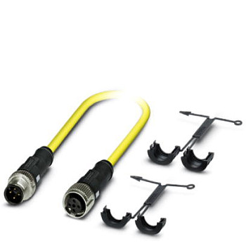 Кабель для датчика / исполнительного элемента-SAC-HZ-4P-MS/0,5-542/FS SCO BK