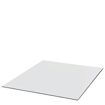 Пластина с гравировкой-GPK 610X610X1,5 WH/BK