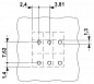 Клеммные блоки для печатного монтажа-FFKDS/V-3,81