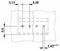 Клеммные блоки для печатного монтажа-EMKDS 2,5/ 4-5,08