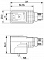 Штекерный модуль для электромагнитного клапана-SAC-3P-MR/BI-1L-Z SCO