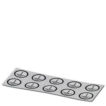 Этикетка с символом заземления-ET-ERDE BOGEN