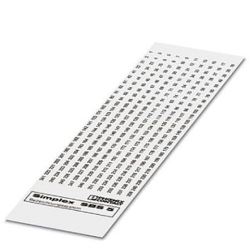 Маркировочная карта для маркировки клемм-SBS 5:1-259/242-500