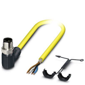 Кабель для датчика / исполнительного элемента-SAC-HZ-4P-MR/5,0-542 SH SCO BK