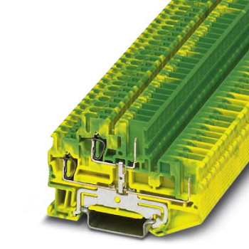 Двухъярусная заземляющая клемма-STTB 2,5/2P-PE SO