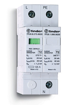 7P.22.8.275.1020 Устройство защиты от импульсных перенапряжений УЗИП тип 2 (1 варистор + 1 искровый разрядник)