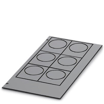 Пластиковая табличка с отверстием-EMLP 32 (38X14) SR CUS