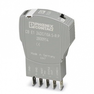 Электронный защитный выключатель-CB E1 24DC/10A S-R P