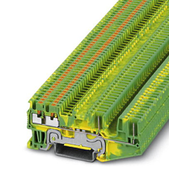 Клемма защитного провода-PT 1,5/S-QUATTRO/2P-PE