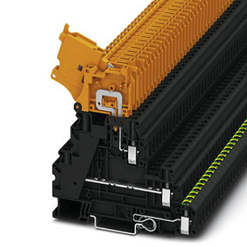 Клемма с рычажными размыкателями-UT 4-PE/L/HEDI